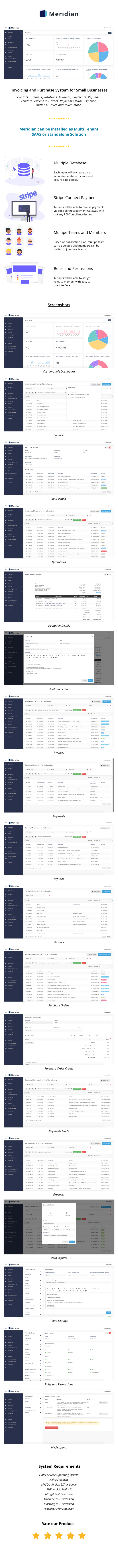 Meridian - SAAS Platform for Invoicing and Purchasing - 1