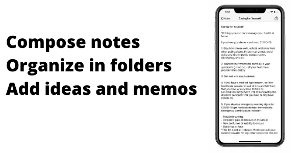 Minimal Notes iOS  Mobile Full Applications