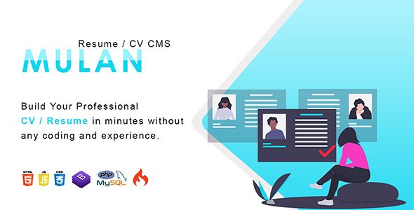 Mulan - Resume / CV CMS    Project Management Tools