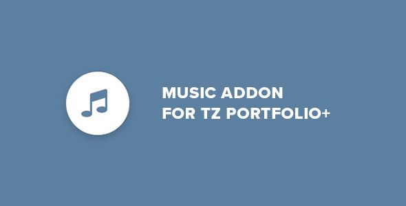 Music - Addon for TZ Portfolio+    