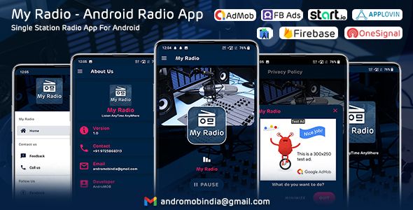 My Radio - Android Radio App (Single Station)    