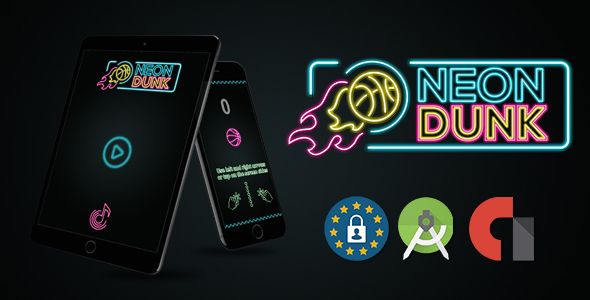 Neon Dunk (Android Studoi + Admob) Android  Mobile Games