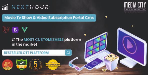 Next Hour - Movie Tv Show & Video Subscription Portal Cms    