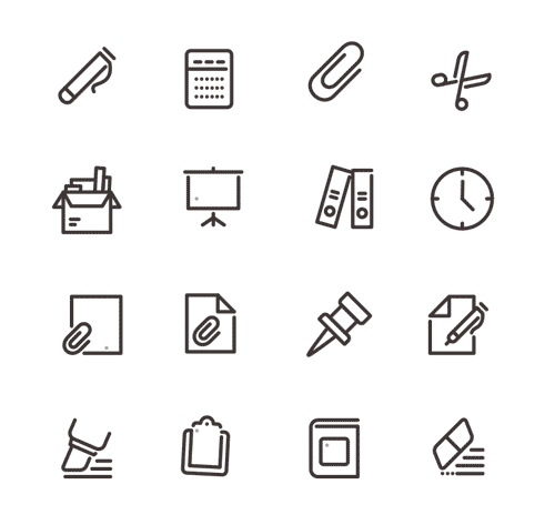 Office Tools Animated Icons Pack - Lottie Json Animation SVG - 2