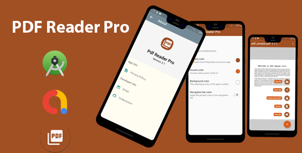 PDF Reader Pro | Admob Ads Integrated | Android Studio Source Code Android  Mobile Full Applications