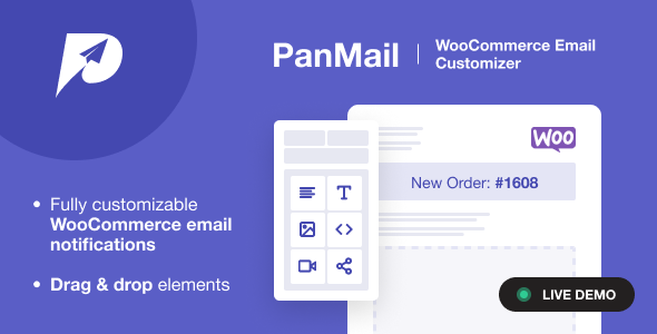 PanMail - WooCommerce Email Customizer    