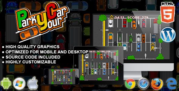 Park Your Car - HTML5 Parking Game    