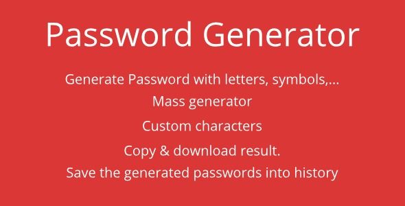 Password Generator    