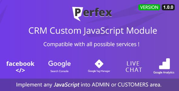 Perfex CRM Custom JS Module    
