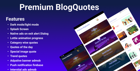 Premium Blog Quote with Google Ads    