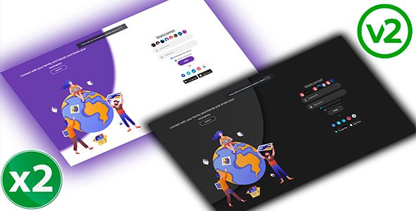 Premium Welcome Page for WoWonder    