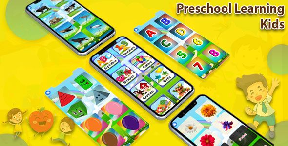 Preschool Learning : Kids ABC, Number, Colors, Day - Android App + Admob + Facebook Integration    