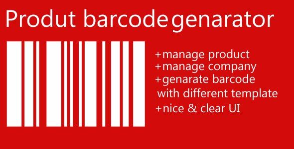 Product label/barcode generator Net Miscellaneous  