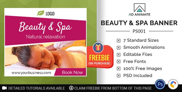 Professional Services | Beauty & Spa Banner (PS001)    