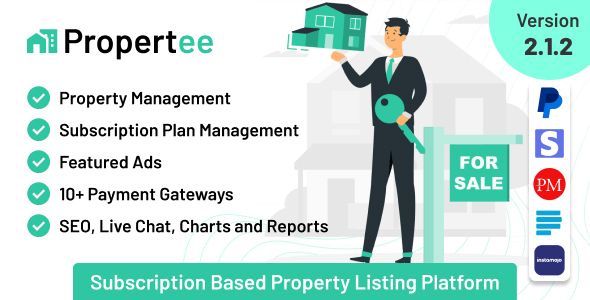 Propertee - Subscription Based Property Listing Platform  Real Estate  Help And Support Tools