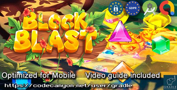 Puzzle Block Blast (Admob + GDPR + Android Studio)    