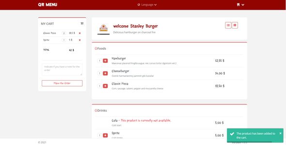 QR Menu - QR Menu Maker for Multi/Single Restaurant & Contactless ordering  & For Mobile and Web Net   Shopping Carts