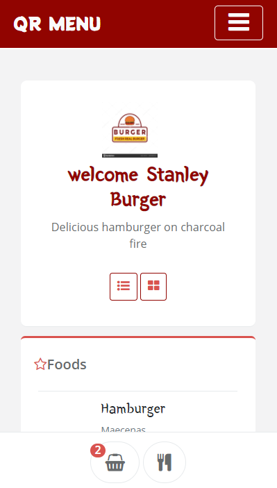 QR Menu - QR Menu Maker for Multi/Single Restaurant & Contactless ordering & For Mobile and Web - 2