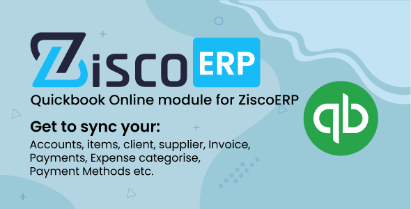 Quickbook Sync Module for ZiscorERP    