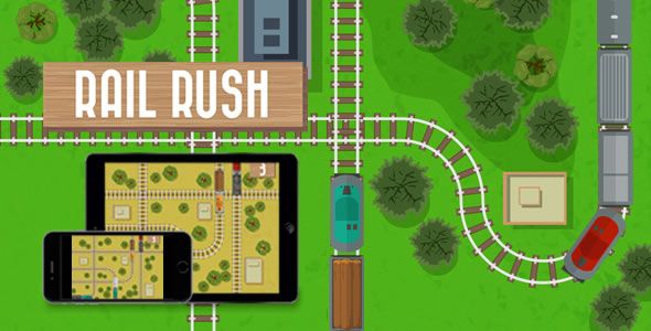 Rail Rush - HTML5 Game    