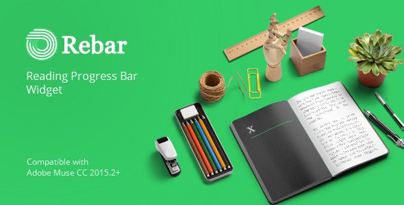 ReBar - Reading Progress Bar Widget for Adobe Muse    
