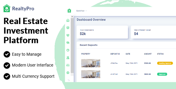 Realty Pro - Real Estate Investment Platform    