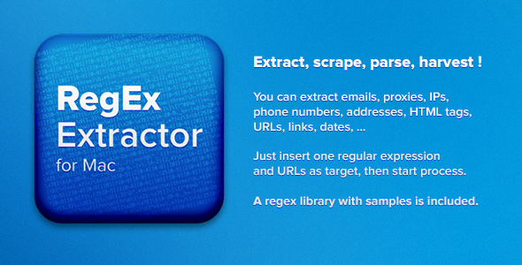 RegEx Extractor for Mac image