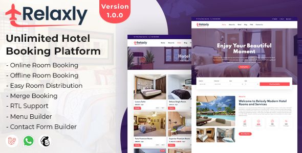 Relaxly - Unlimited Hotel Booking Platform  Miscellaneous  
