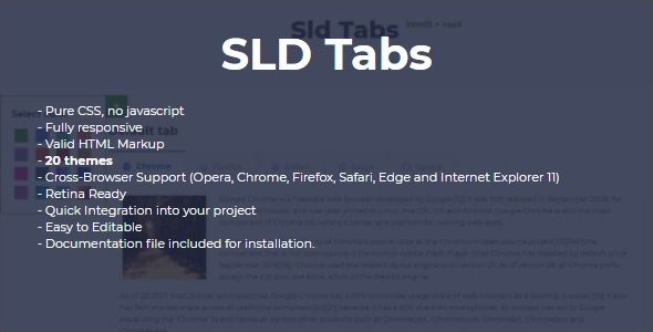 SLD Tabs Pure CSS    