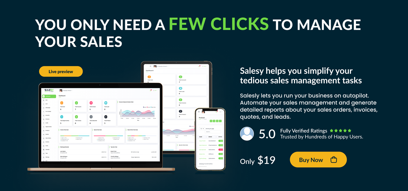 Salesy - Business Sales CRM - 4