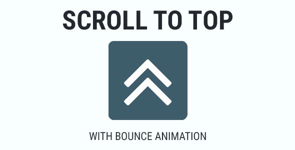 Scroll To Top - Bounce Animation    Navigation