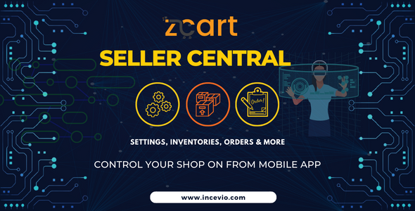Seller Central App for zCart Marketplace | Flutter Flutter Shopping Mobile 