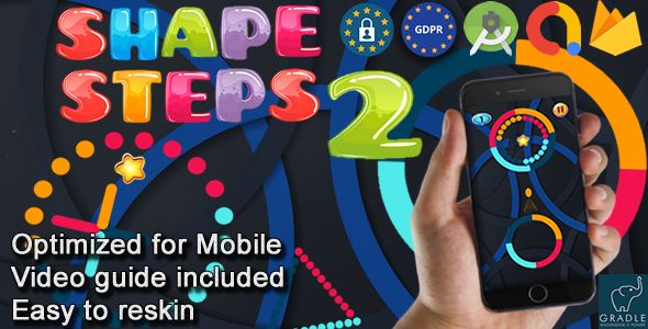 Shape Steps V2 (Admob + Android studio)    