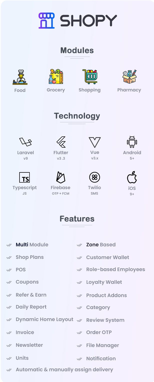 Shopy -  Seller Flutter App - 1