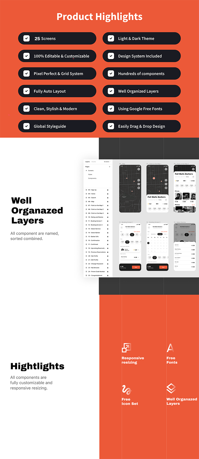 Sizzler - BarberApp Flutter App Ui Template(Figma Included) - 5