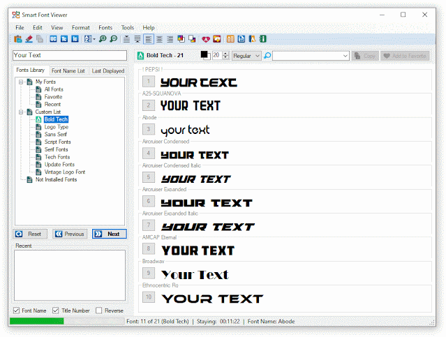 Smart Font Viewer - Organizing & Previewing Fonts - 4