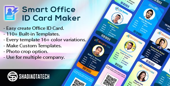 Smart Office ID Card Maker - Professional ID Card in Minutes    