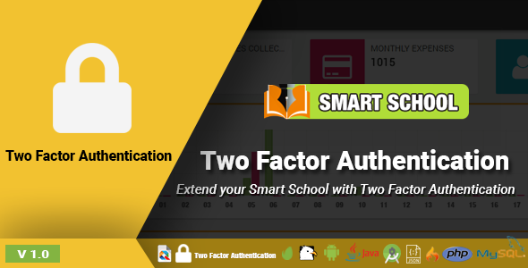 Smart School Two Factor Authentication  Add Ons  
