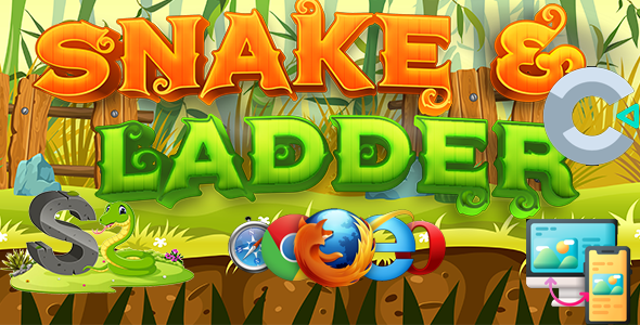 Snake and Ladder Adventure: Roll the Dice and Climb to the Top! HTML5 source code  Code  Games