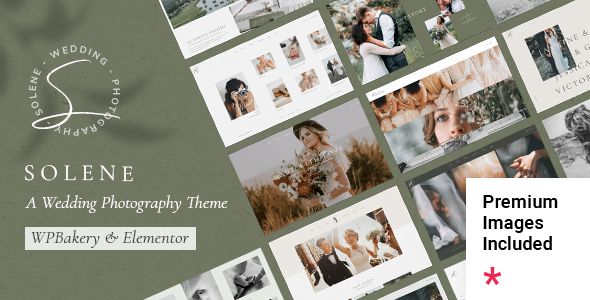 Solene - Wedding Photography Theme WordPress Creative, Photography  