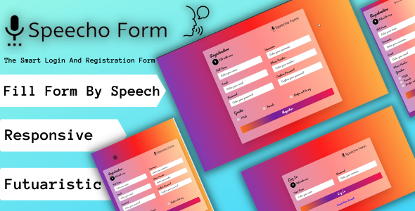Speecho Form - The Smart Login And Registration Form image