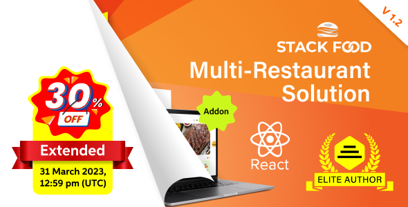 StackFood - React User Website  Food  