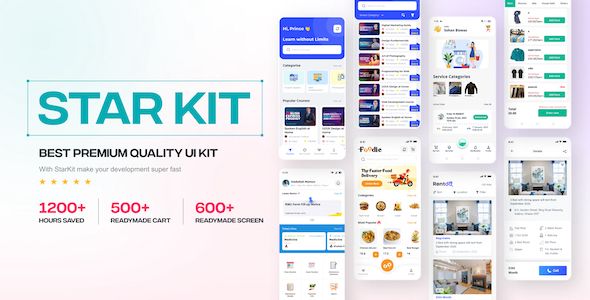 StarKit : Best Flutter App UI Kit | AL in one UI Kit solution | ChatGPT Feature Flutter  Mobile 