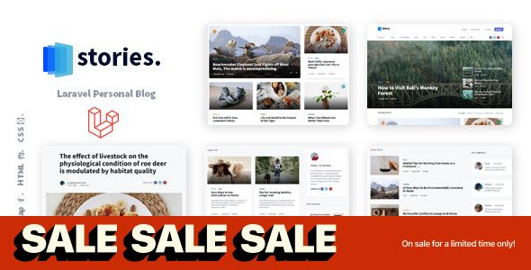 Stories - Laravel Creative Multilingual Blog