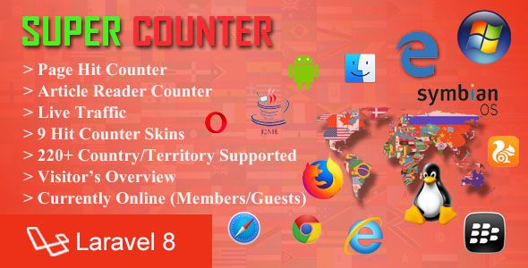 Super Counter - Laravel Page and Article Hit Counter    