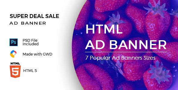 Super Deal Sale - HTML Ad Banners - code.market
