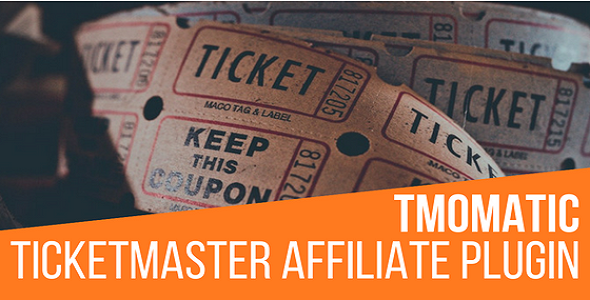 TMomatic TicketMaster Affiliate Post Generator Plugin for WordPress    