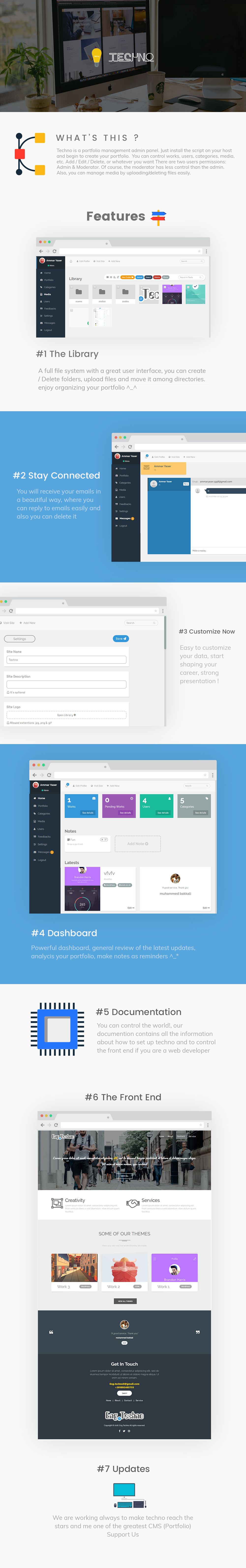 Techno - Portfolio Management Panel - 1