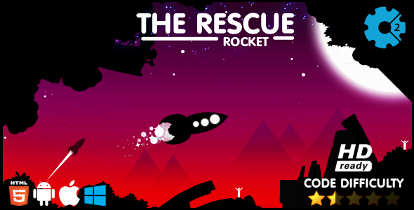 The Rescue Rocket HTML5 Game    