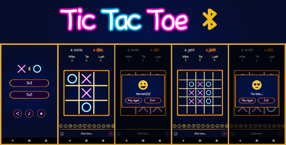 Tic Tac Toe Bluetooth (Android, Admob)    